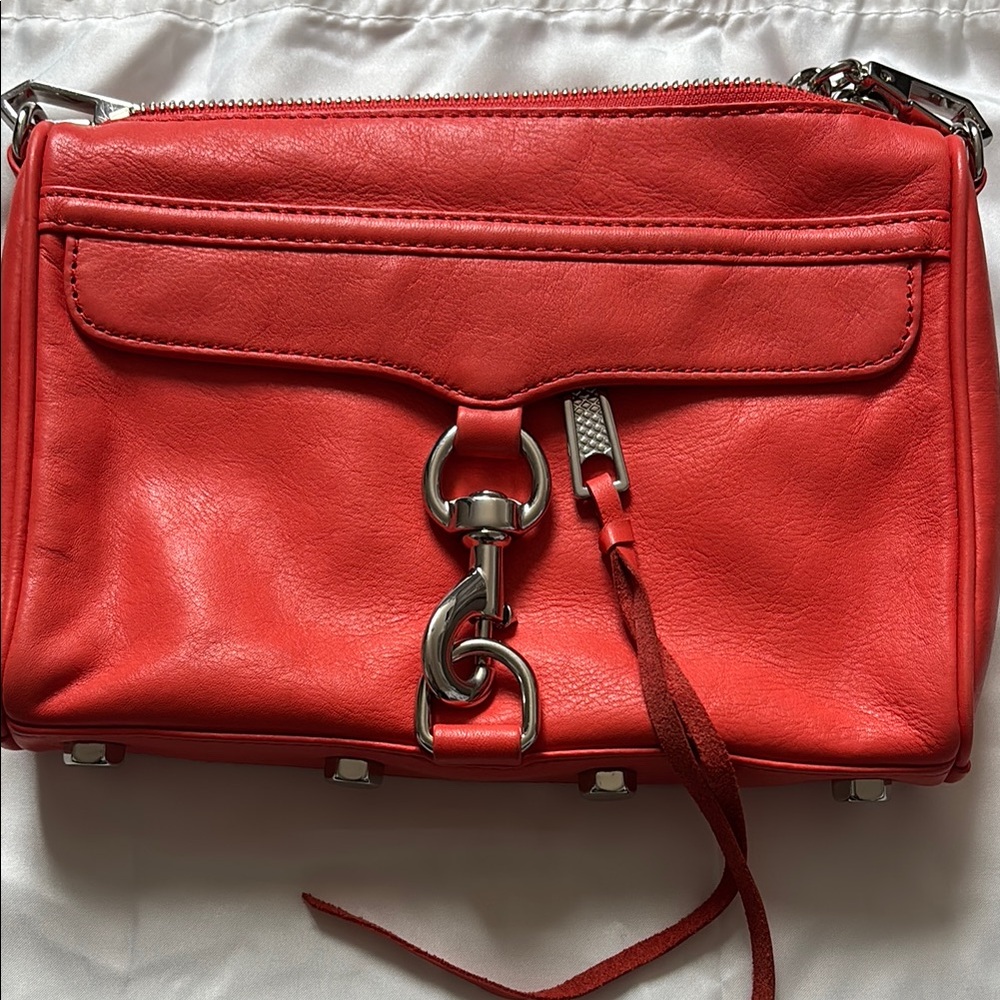 Rebecca Minkoff Mini MAC- Fire Engine